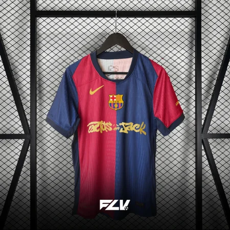 Barcelona × Travis Scott 2024 Home Special Jersey