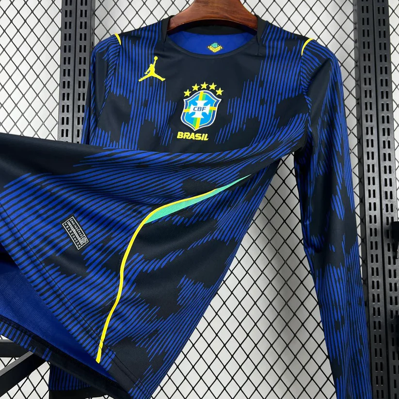 Brazil 2026 World Cup L/S Away Jersey - Image 4