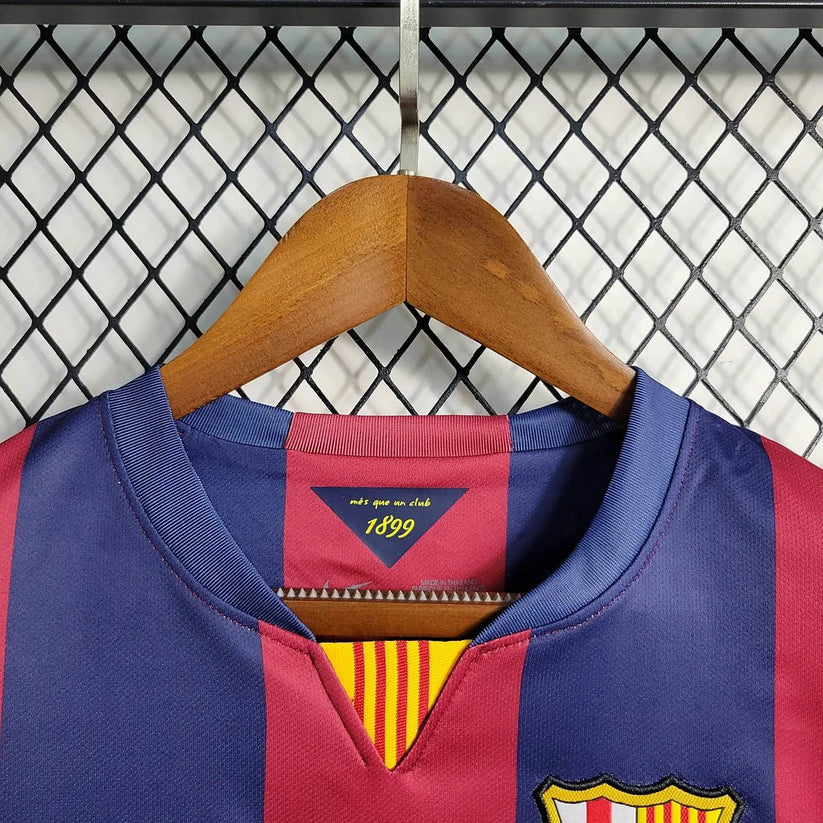 Barcelona 2014 Home UCL Jersey - Image 5